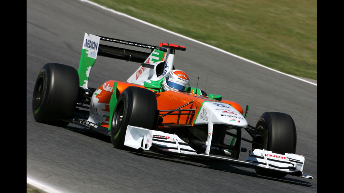 Force India Technik GP Spanien 2011