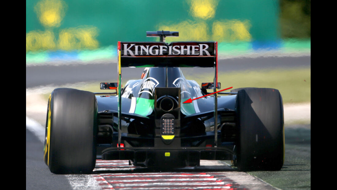 Force India - Technik - GP Ungarn/GP Deutschland 2014