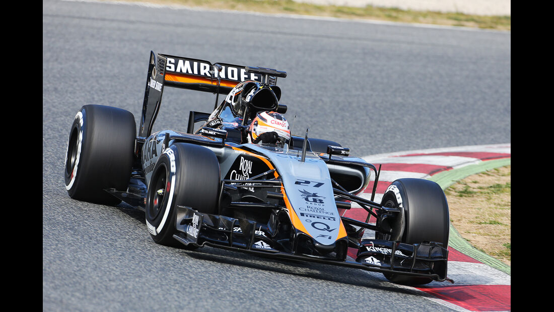 Force India VJM08 - Barcelona Test - 27. Februar 2015