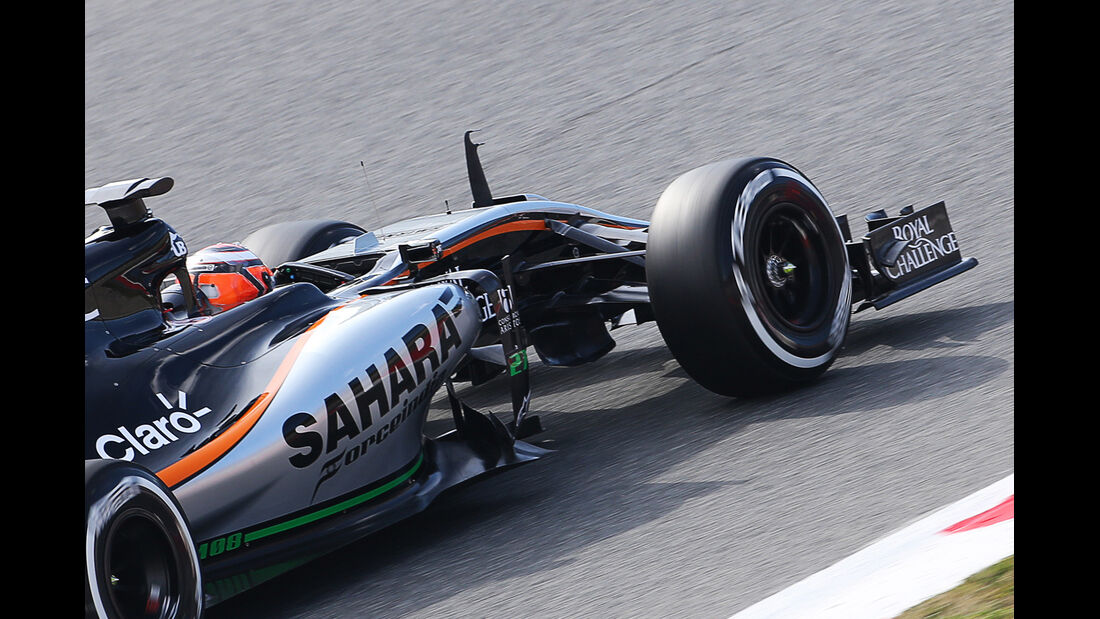 Force India VJM08 - Barcelona Test - 27. Februar 2015