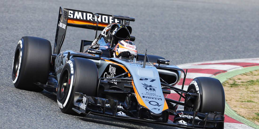 Force India VJM08 - Barcelona Test - 27. Februar 2015