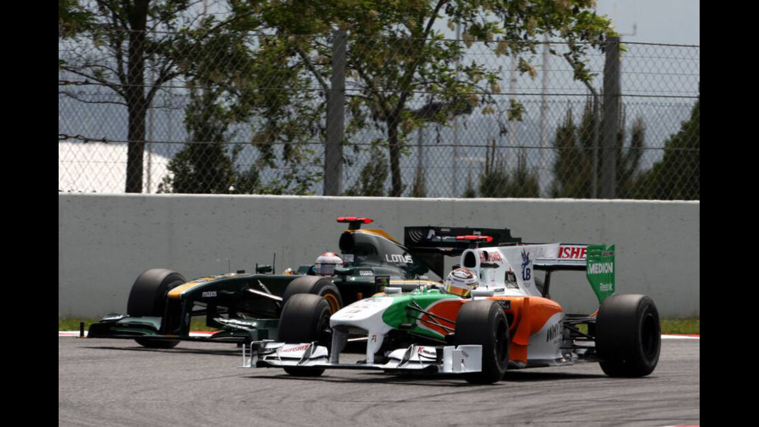 Force India vs. Lotus F1