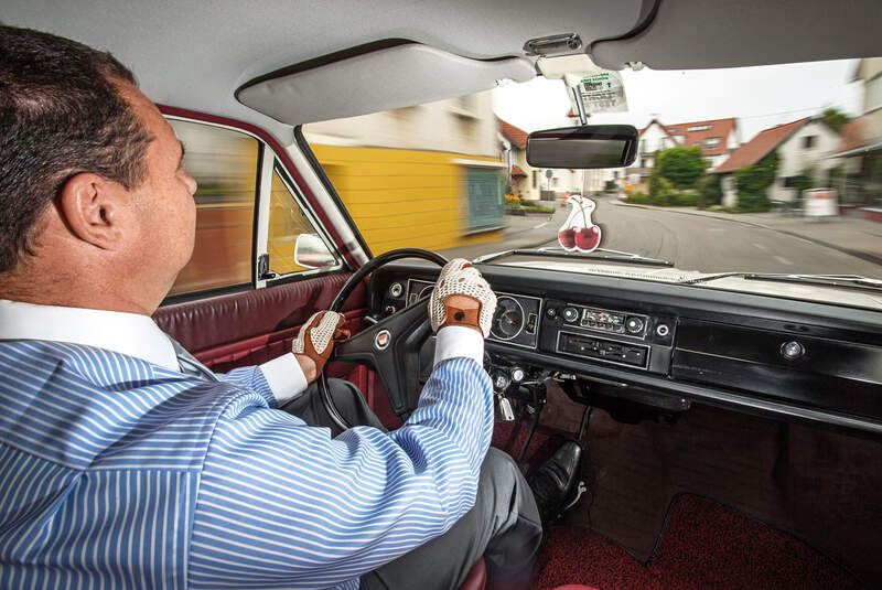 Ford 12 M P6, Cockpit, Fahrersicht