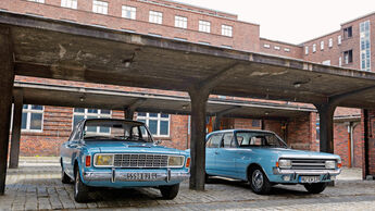 Ford 20 M, Opel Rekord 1900 L, Frontansicht, Kühlergrill