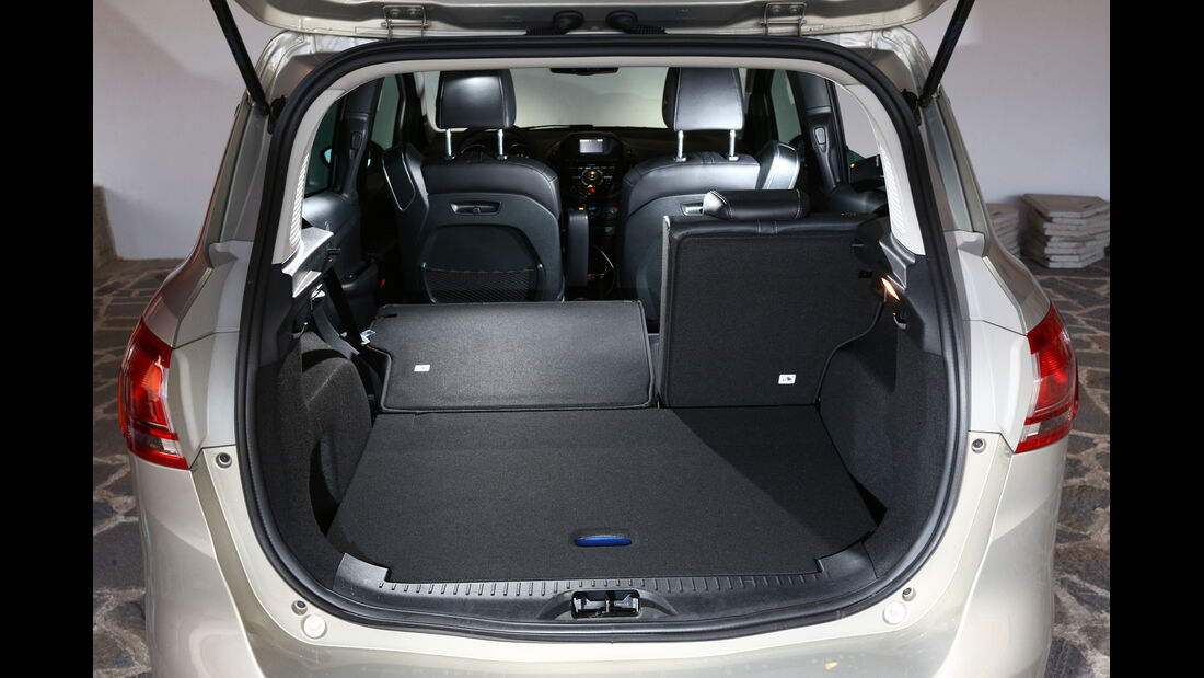 Ford B-Max 1.6 TDCi, Kofferraum, Sitz umklappen