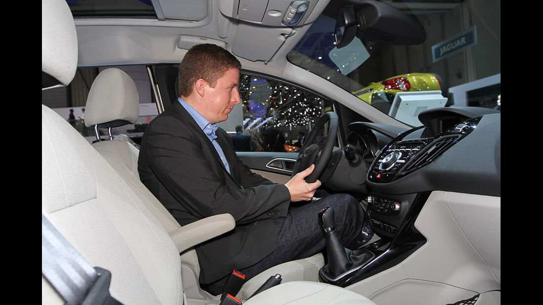 Ford B-Max Autosalon Genf 2012 Sitzprobe