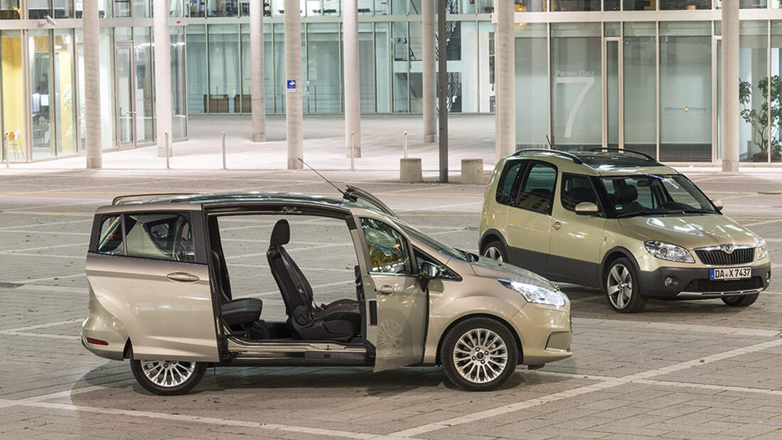 Ford B-Max und Skoda Roomster