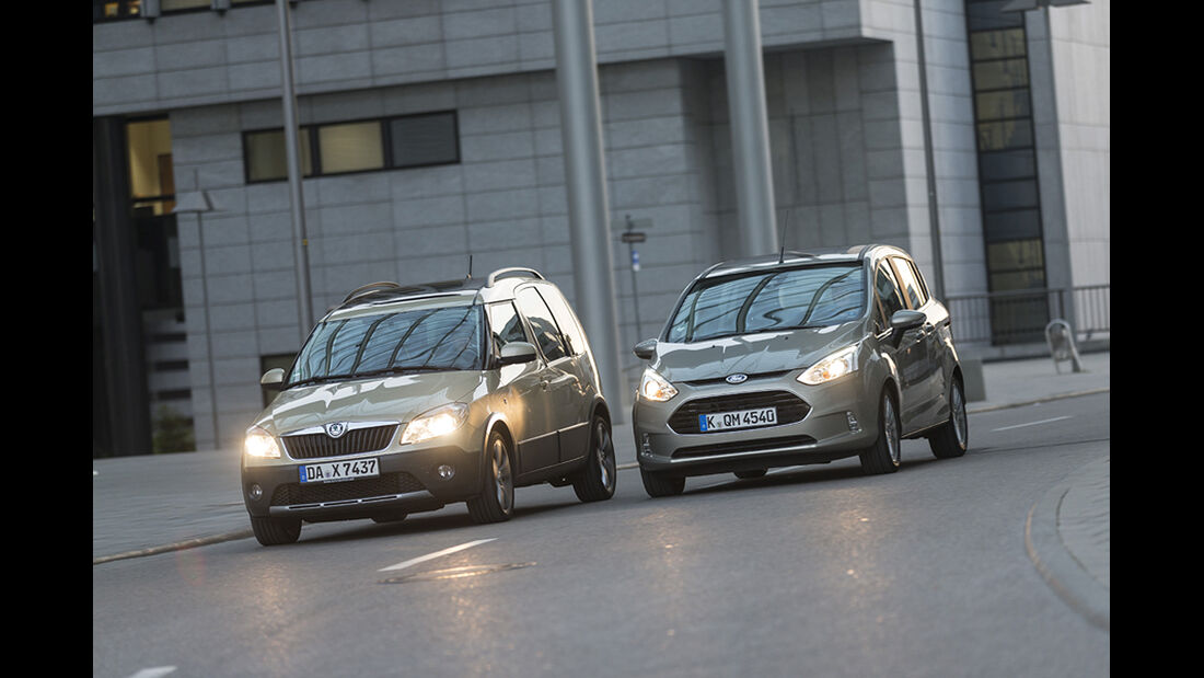 Ford B-Max und Skoda Roomster