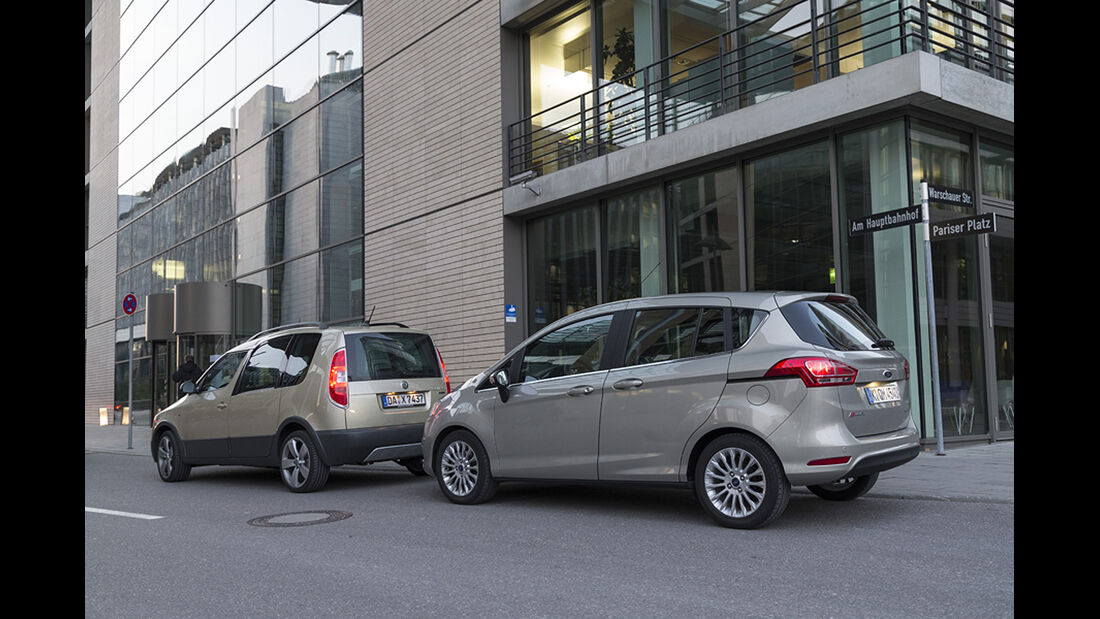 Ford B-Max und Skoda Roomster