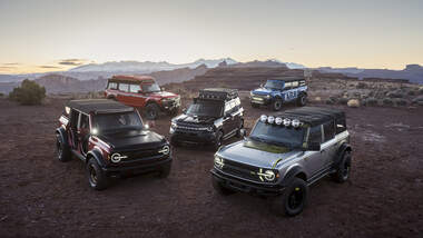 Ford Bronco Sondermodelle auf Moab Easter Jeep Safari 2021