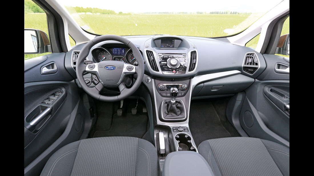 Ford C-MAX 1.0 Ecoboost, Cockpit, Lenkrad