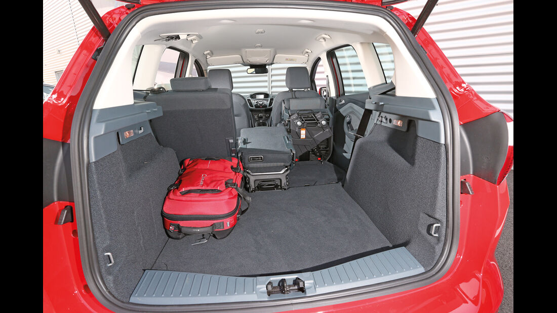 Ford C-Max 1.6 TDCi, Kofferraum, Ladefläche