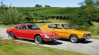 Ford-Capri-1700-GT-Opel-GT-1900-Vergleichstest