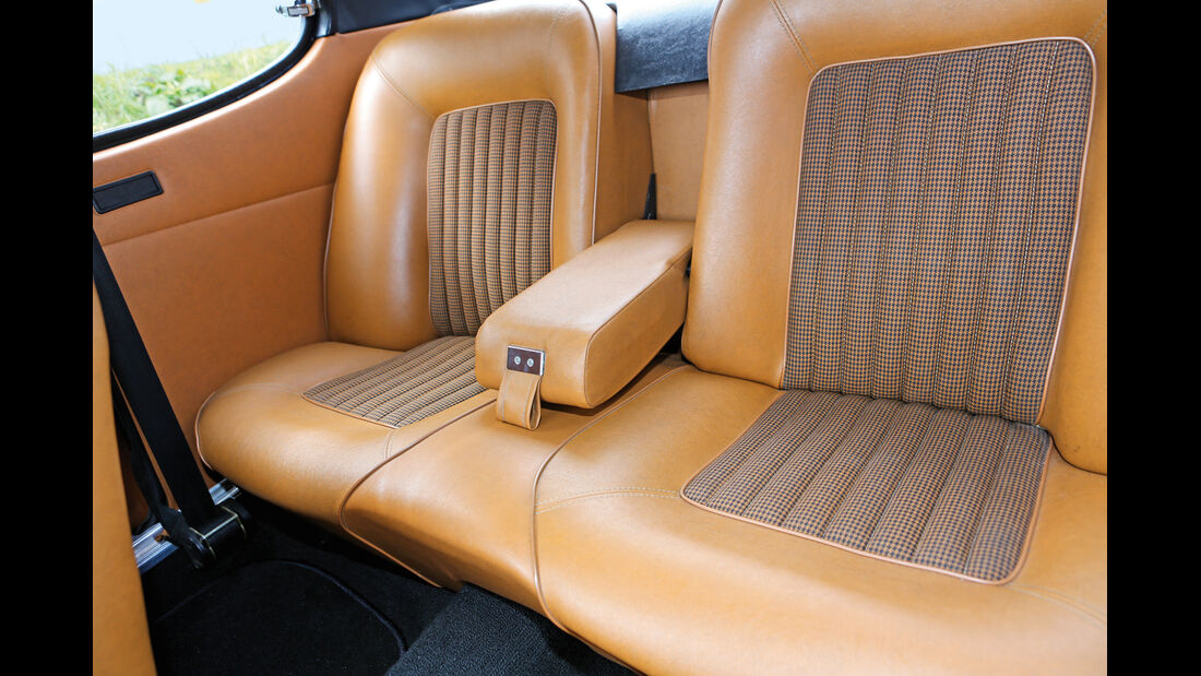 Ford Capri 2600 GT, Rücksitz