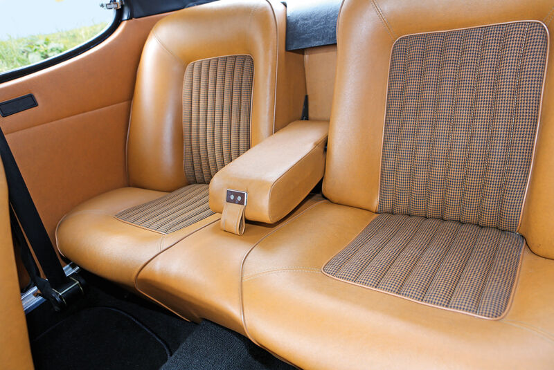 Ford Capri 2600 GT, Rücksitz