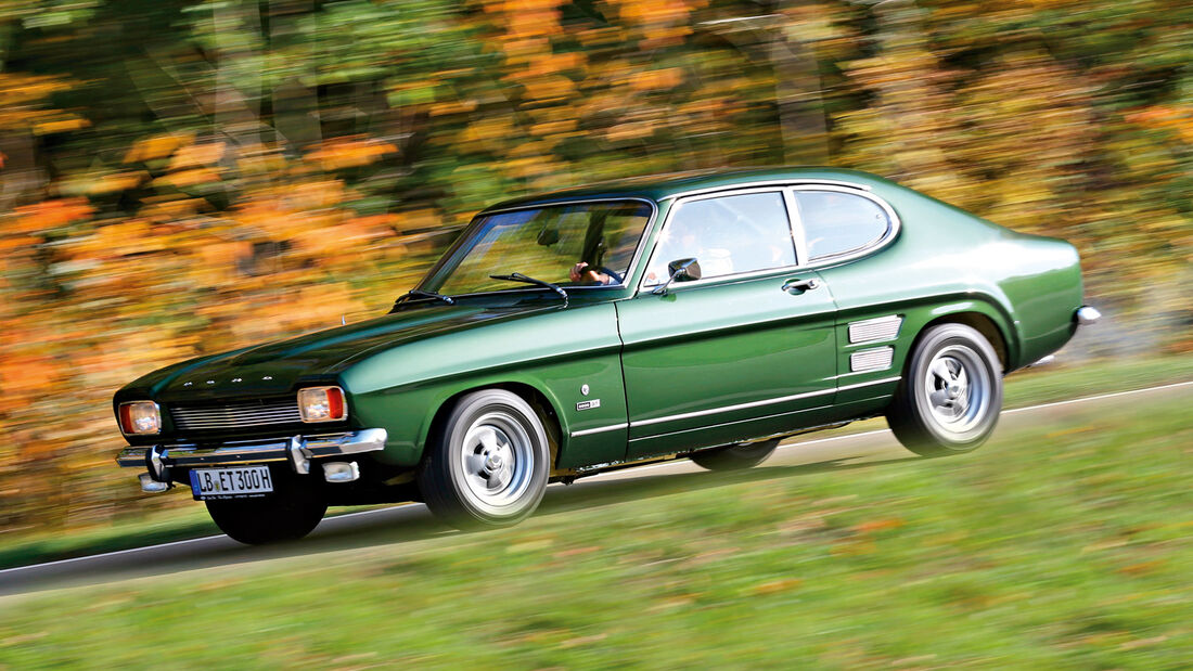 Ford Capri 2600 GT, Seitenansicht