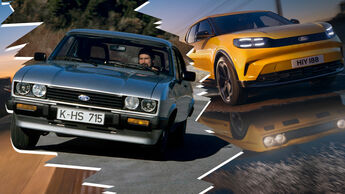 Ford Capri Original versus Electric capri