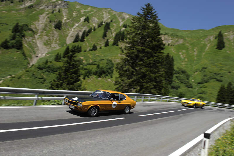 Ford Capri und Iso Grifo - Silvretta Classic 2010 