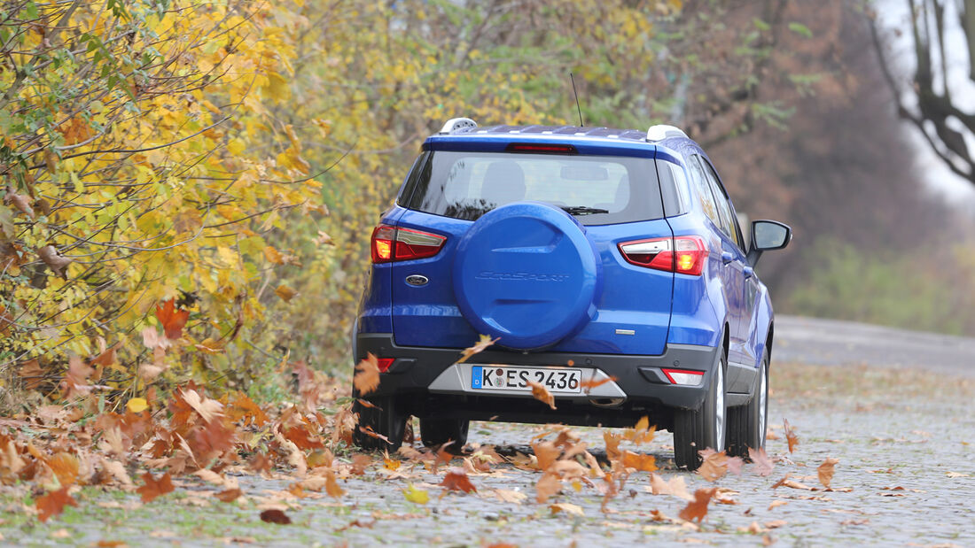 Ford Ecosport 1.0 Ecoboost, Heckansicht