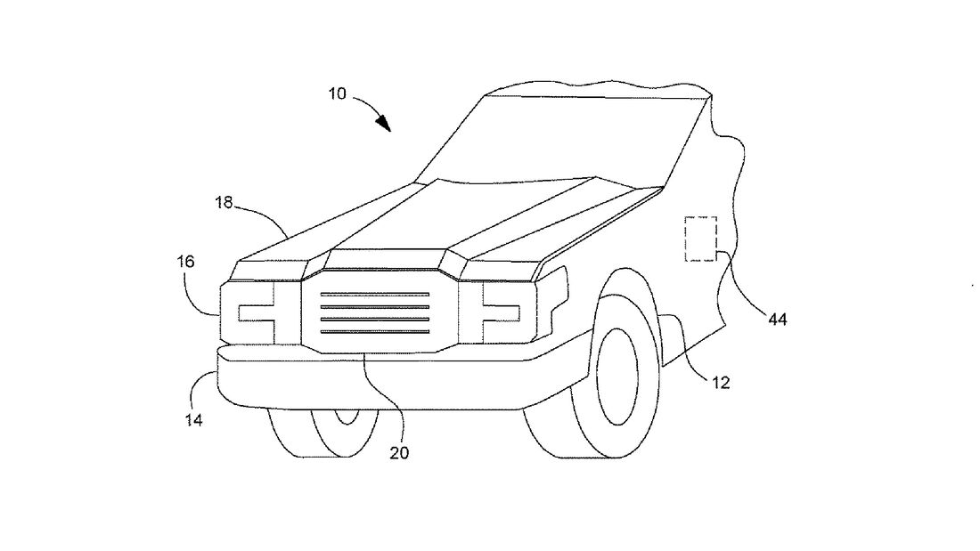 Ford F-150 electric Kofferraum-Patent