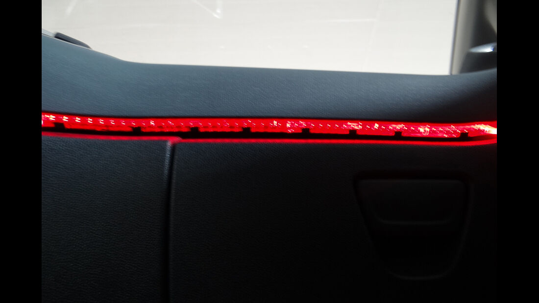 Ford Fiesta 1.4 im Innenraum-Check, Innenraum-Beleuchtung