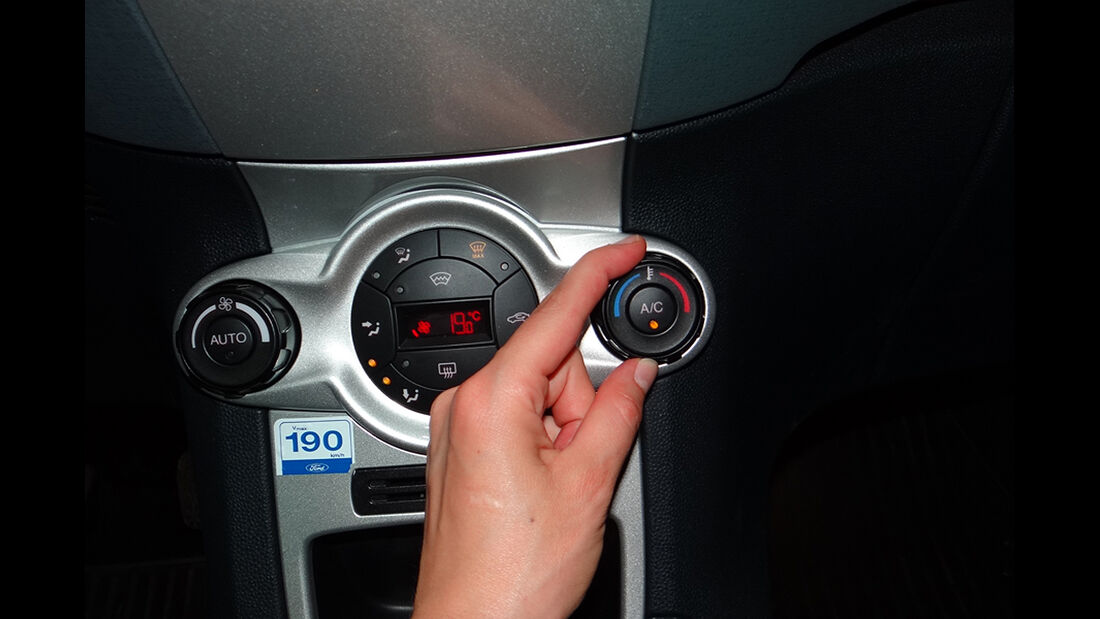 Ford Fiesta 1.4 im Innenraum-Check, Klima