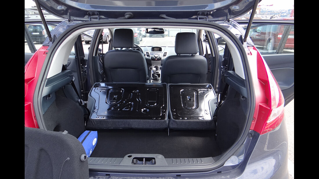 Ford Fiesta 1.4 im Innenraum-Check, Kofferraum