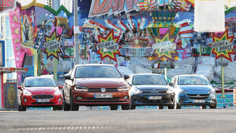Ford Fiesta, Kia Rio, Opel Corsa, VW Polo, Exterieur Front