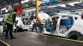Ford Fiesta, Produktion, Karosserie, Endmontage