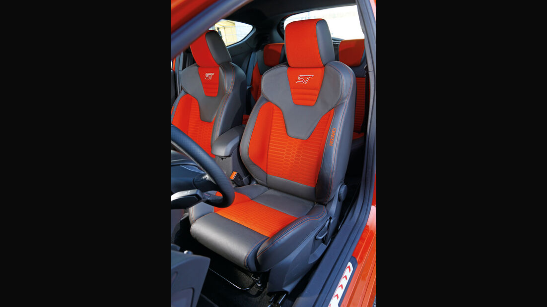 Ford Fiesta ST, Fahrersitz