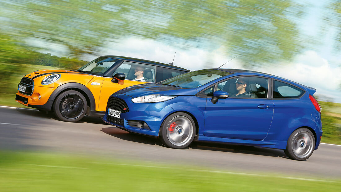 Ford Fiesta ST, Mini Cooper S, Seitenansicht