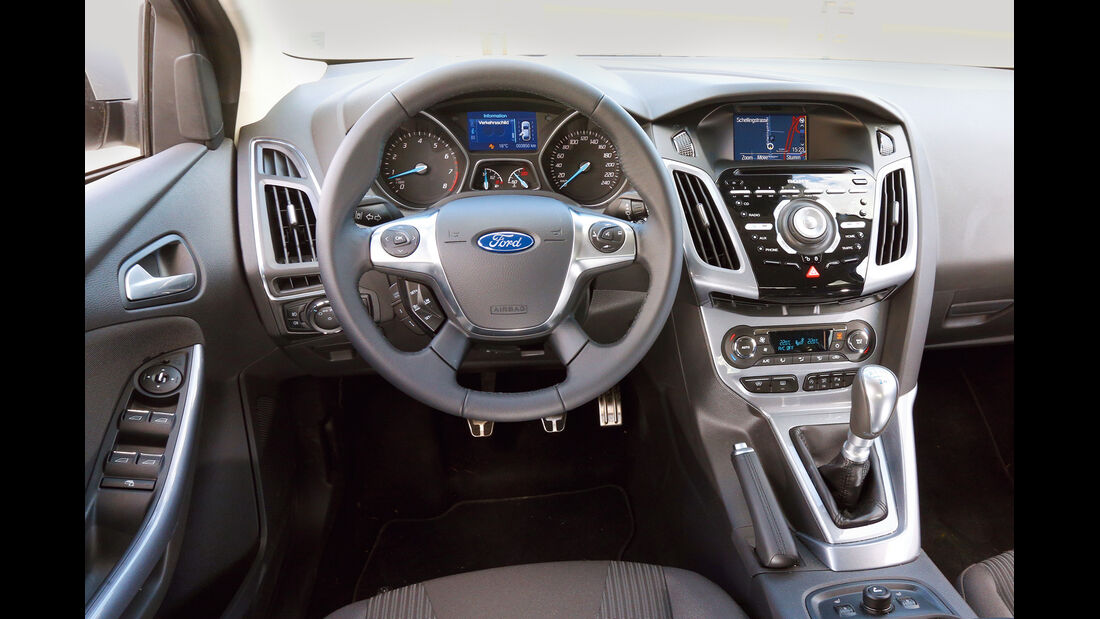 Ford Focus, Cockpit, Lenkrad
