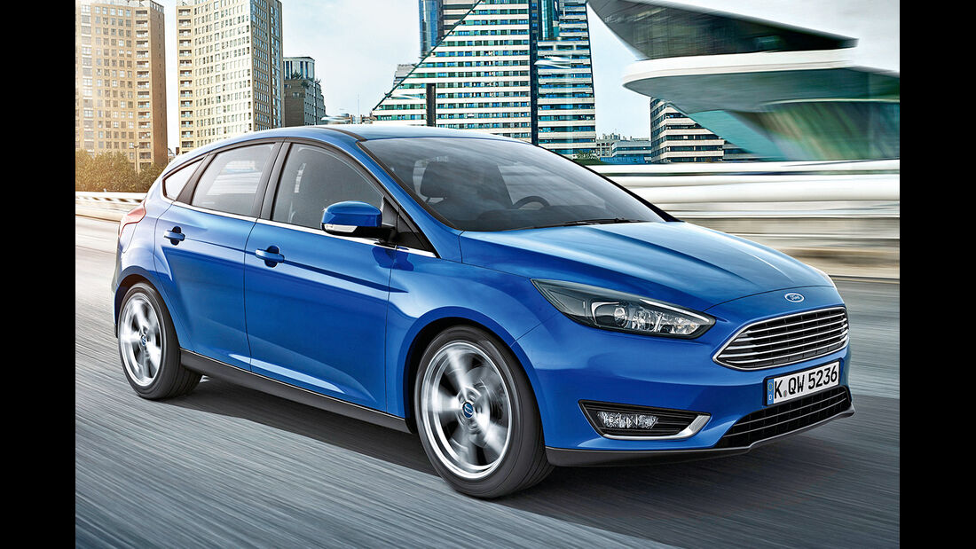 Ford Focus Facelift, Frontansicht
