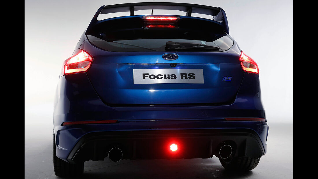 Ford Focus RS 2015, Heck, Diffusor, Nebelschlussleuchte