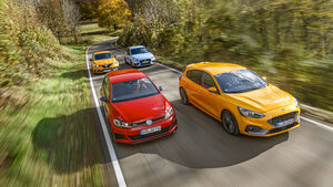 Ford Focus ST, Hyundai i30 N Performance, Renault Mégane R.S. Trophy, VW Golf GTI TCR, Exterieur
