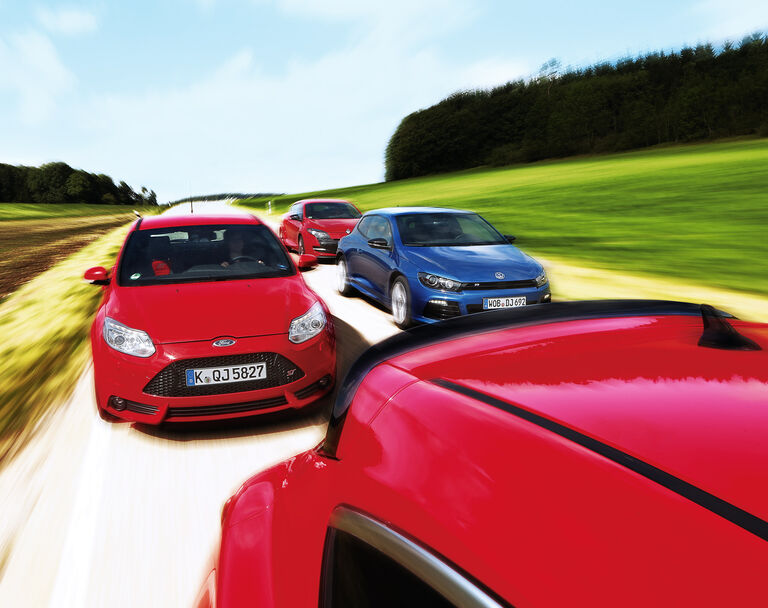 Test Vw Scirocco R Vs Ford Focus St Opel Astra Opc Megane