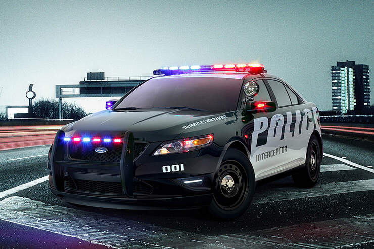 Ford Interceptor Neues Us Polizeiauto Ford Schickt Den Abfangjager Raus Auto Motor Und Sport