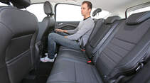 Ford Kuga 2.0 TDCi 4x4, Rücksitz, Beinfreiheit
