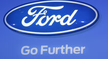 Ford Logo, Messe, Autosalon Paris 2012