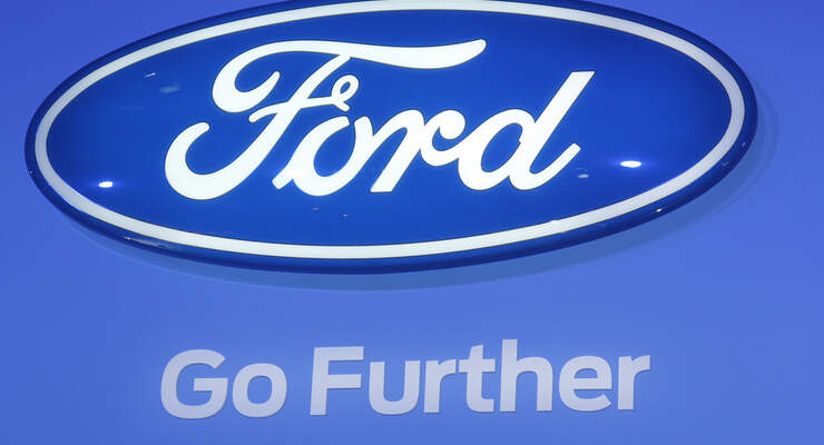 Ford Logo, Messe, Autosalon Paris 2012