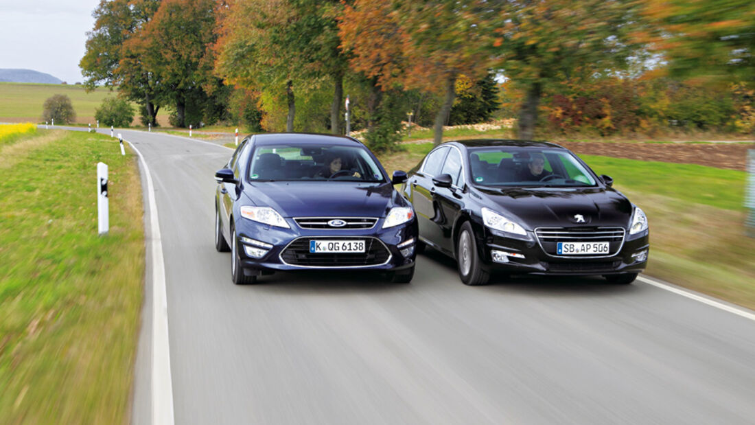 Ford Mondeo 1.6 Ecoboost, Peugeot 508 155 THP