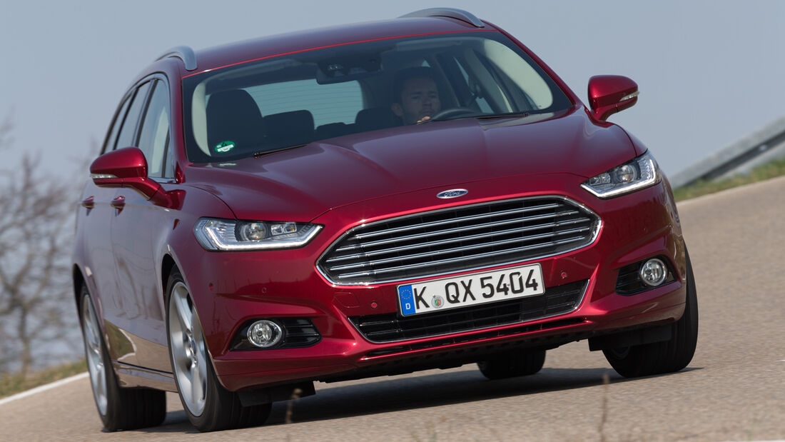 Ford Mondeo Turnier 2.0 TDCI, Frontansicht