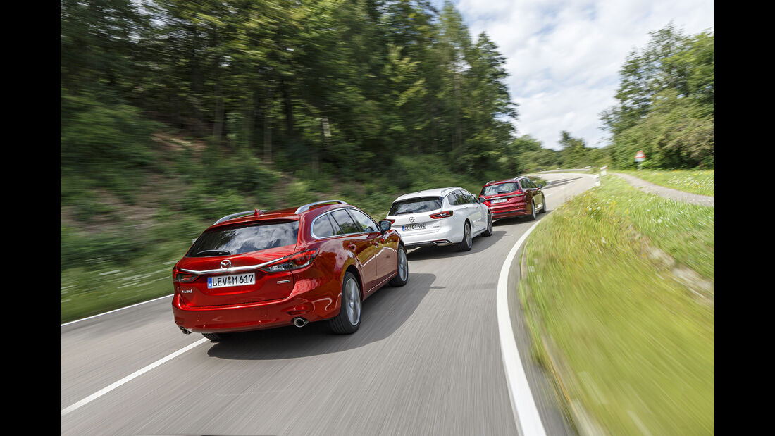 Ford Mondeo Hybrid gegen Mazda 6 und Opel Insignia im Test
