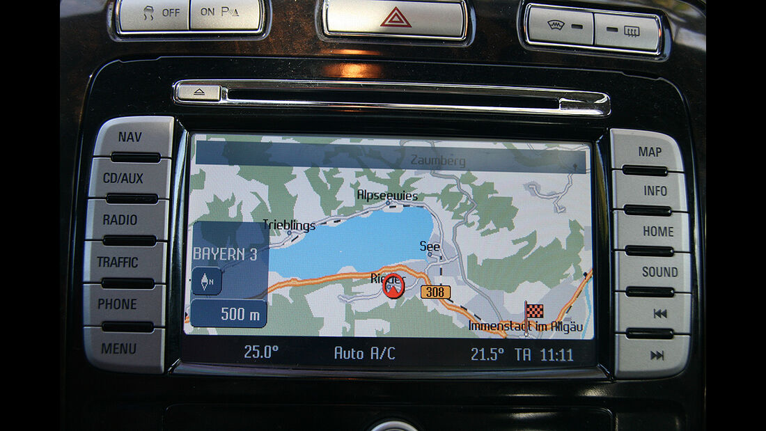 Ford Mondeo Turnier, Navigationssystem