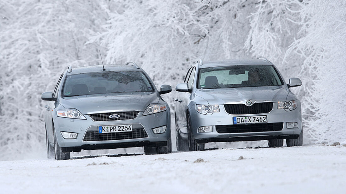 Ford Mondeo Turnier, Skoda Superb Combi