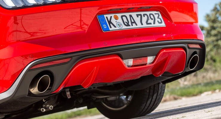 Ford Mustang 5.0 V8, Endrohre