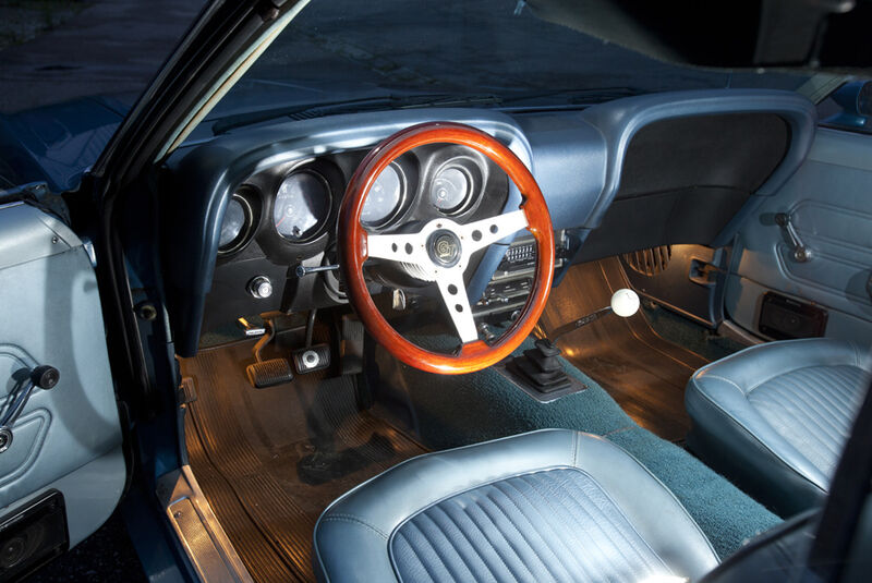 Ford Mustang Boss 302, Cockpit, Lenkrad