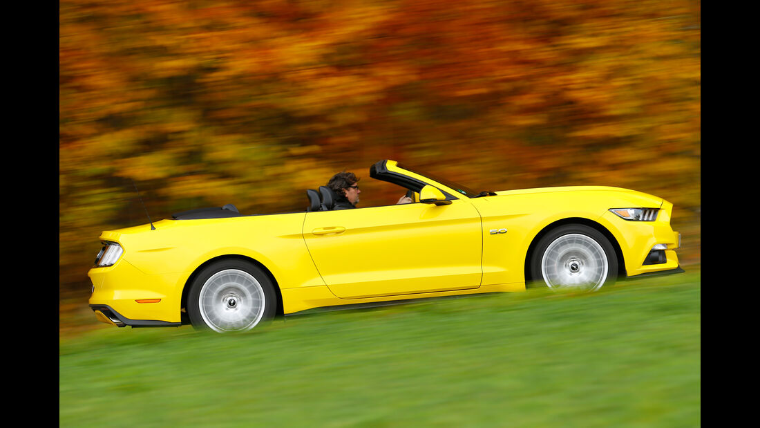 Ford Mustang Convertible 5.0 Ti-VCT V8, Seitenansicht