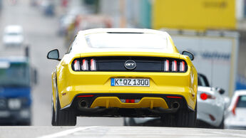 Ford Mustang GT 5.0 Ti-VCT V8, Heckansicht