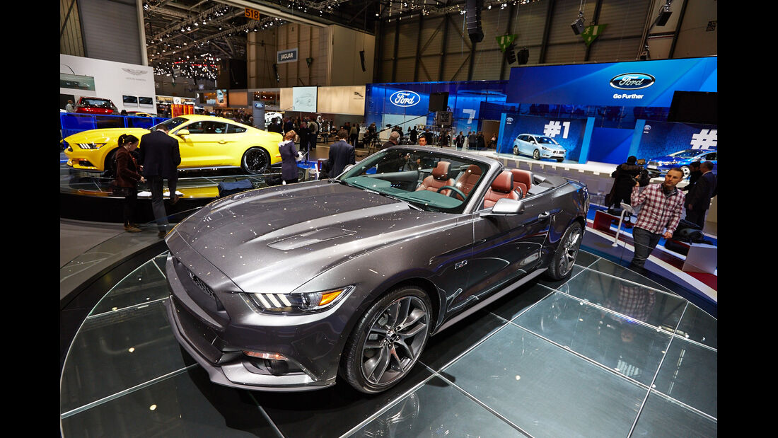 Ford Mustang GT Cabrio, Genfer Autosalon, Messe, 2014, Genfer Autosalon, Messe, 2014